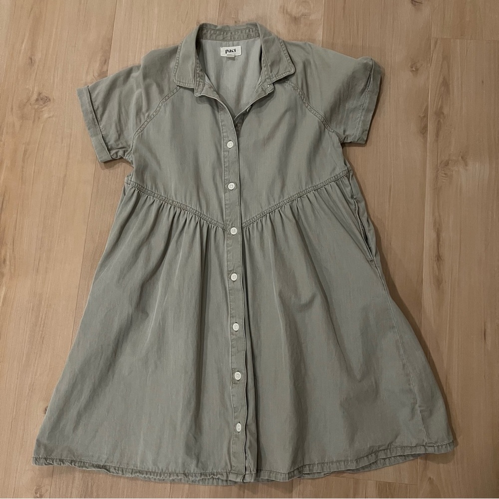 Pact Cotton Mini Dress